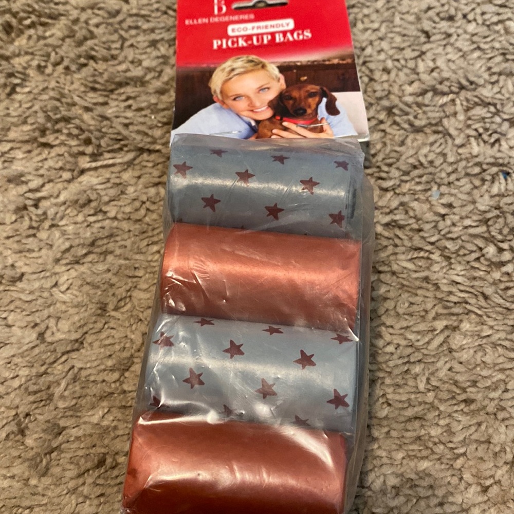 Ellen Degeneres Dog trash bags